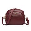 Multi-layered Women's Bags - Versatile and Fashionable Single-shoulder Crossbody Mom's Small Round Bag