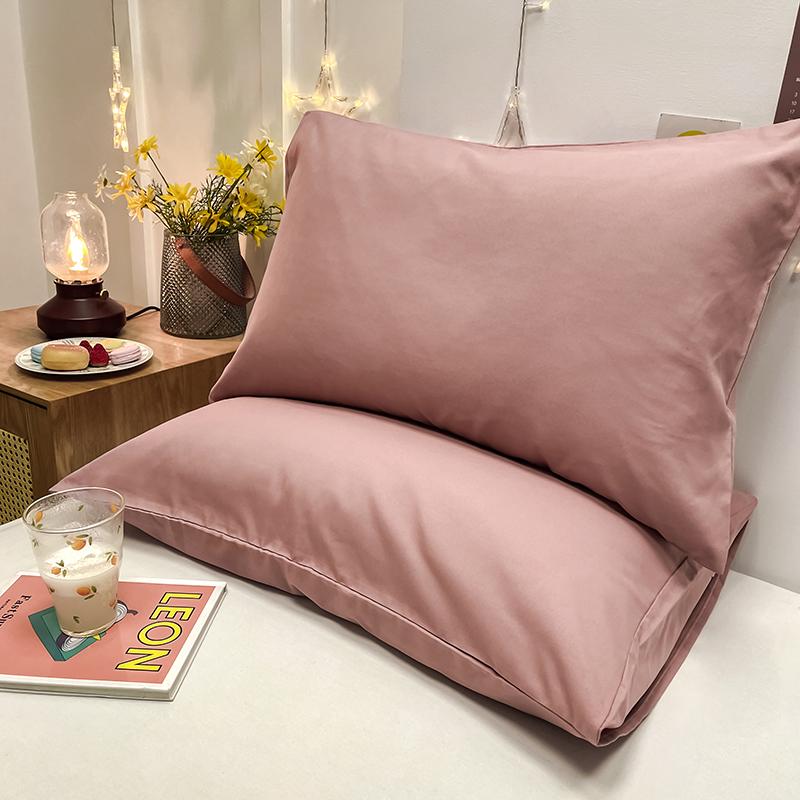 2 יחידות ציפית צבע אחיד כיסוי לכרית 48x74 ס"מ ציפית בית רך כיסוי לכרית מלבני ציפית fundas de almohada