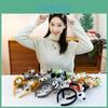 Tiara de Animal Fofo com Panda e Pinguim de Pelúcia para Meninas ou Presente
