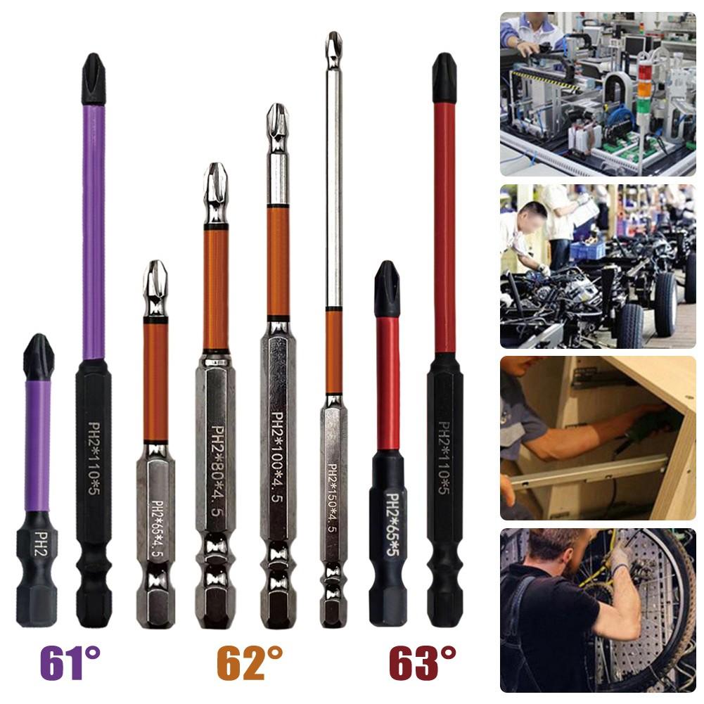 

1/4\ \ Шестигранный Магнитный Крестовой Электрический Ремонт HRC61 Градус 62-100mm