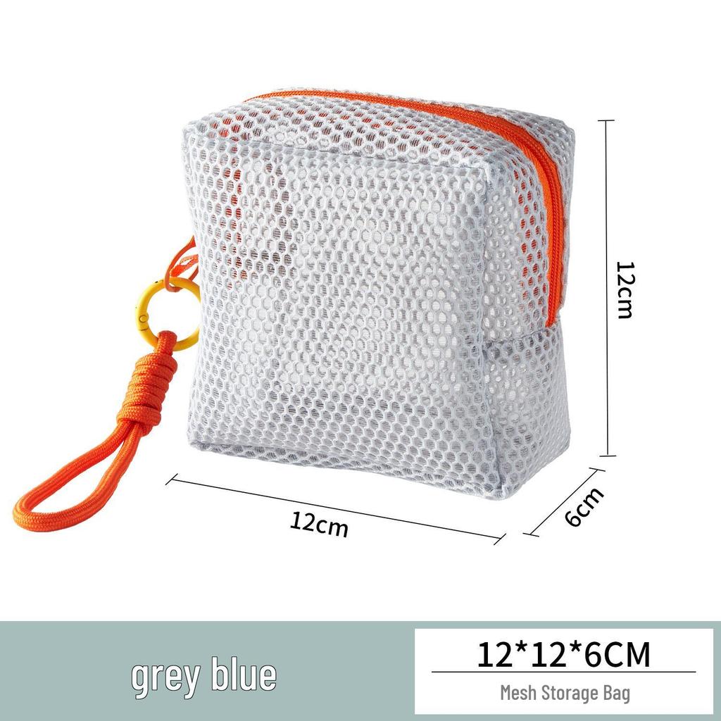 Přenosná síťovaná taška na tofu - Malý čtvercový úložný prostor na různé drobnosti, kosmetiku a mince