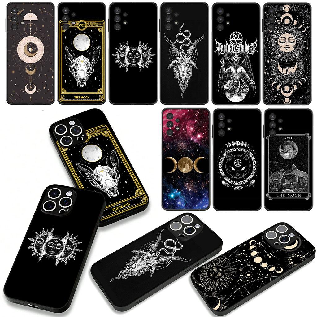 For Motorola Moto Edge 70 60 Fusion 40 NEO 20 Pro G Stylus G56 G96 G52 G41 G42 G51 Case Moon Tarot Mystery Totem Divine Witch