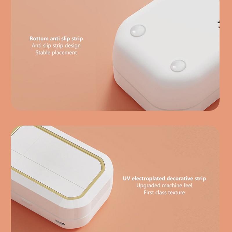 Contact Lens Ultrasonic Cleaning Machine 49000Hz High Frequency Vibration Timing Rechargeable Cleaner Contact Lens Remover Tool