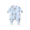 Baby Sleep Sack With Split Legs Dual Zippers Pure Cotton Silk Lined Toddler Wearable Sleeping Bag 1-3 Years