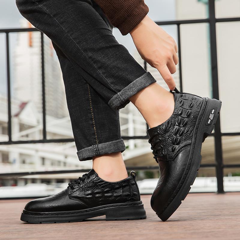 Pánské kožené společenské boty Vysoká kvalita elegantní pánský styl Volný čas Venkovní Párty Kancelář Dospělý ženich nadměrná velikost boty