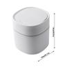 Mini Coș de gunoi de birou Tub mic de gunoi cu capac Coș de gunoi pentru dormitor Coș de gunoi curăță spațiul de lucru Cutie de depozitare Birou de acasă