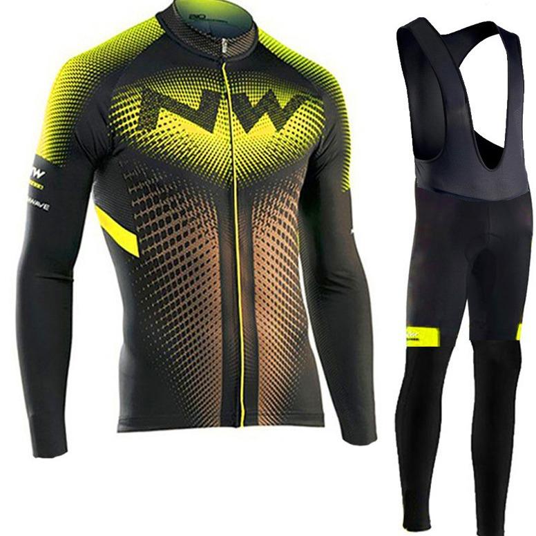 Mountain Bike Bike Suit Long-sleeved Suit Spring and Autumn Quick-drying Breathable Road Bike Cycling Pants Equipment 2026