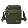 Borsa a tracolla in nylon multi-tasche con tracolla regolabile, borsa a spalla casual resistente per uomo, per viaggi quotidiani