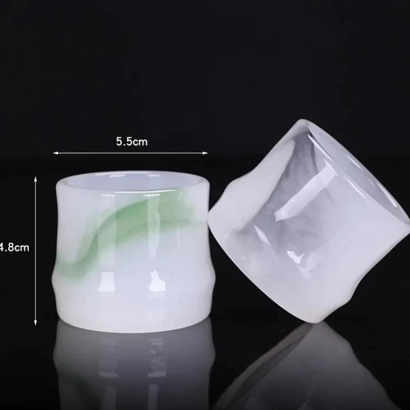 Bamboo Section Glazed Master Cup Single Cup Personal Special Tea Drinking Cup Kung Fu Tea Set Household Men and Women Water Cup