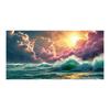 Sunrise Sea Scenery Large Size Diamond Painting Cloud Waves Diy Full Square Round Drill Rhinestone Embroidery Mosaic Cross Stitch Kits Wall Decor