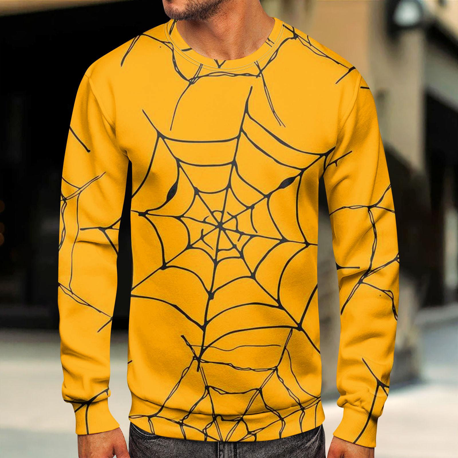 

Мужские топы с круглым вырезом, мужской повседневный модный пуловер с длинным рукавом и круглым вырезом S