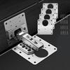 Thickened Cabinet Door Hinge Installation Plate Cupboard Door Hinge Mounting Plate  Household Tools