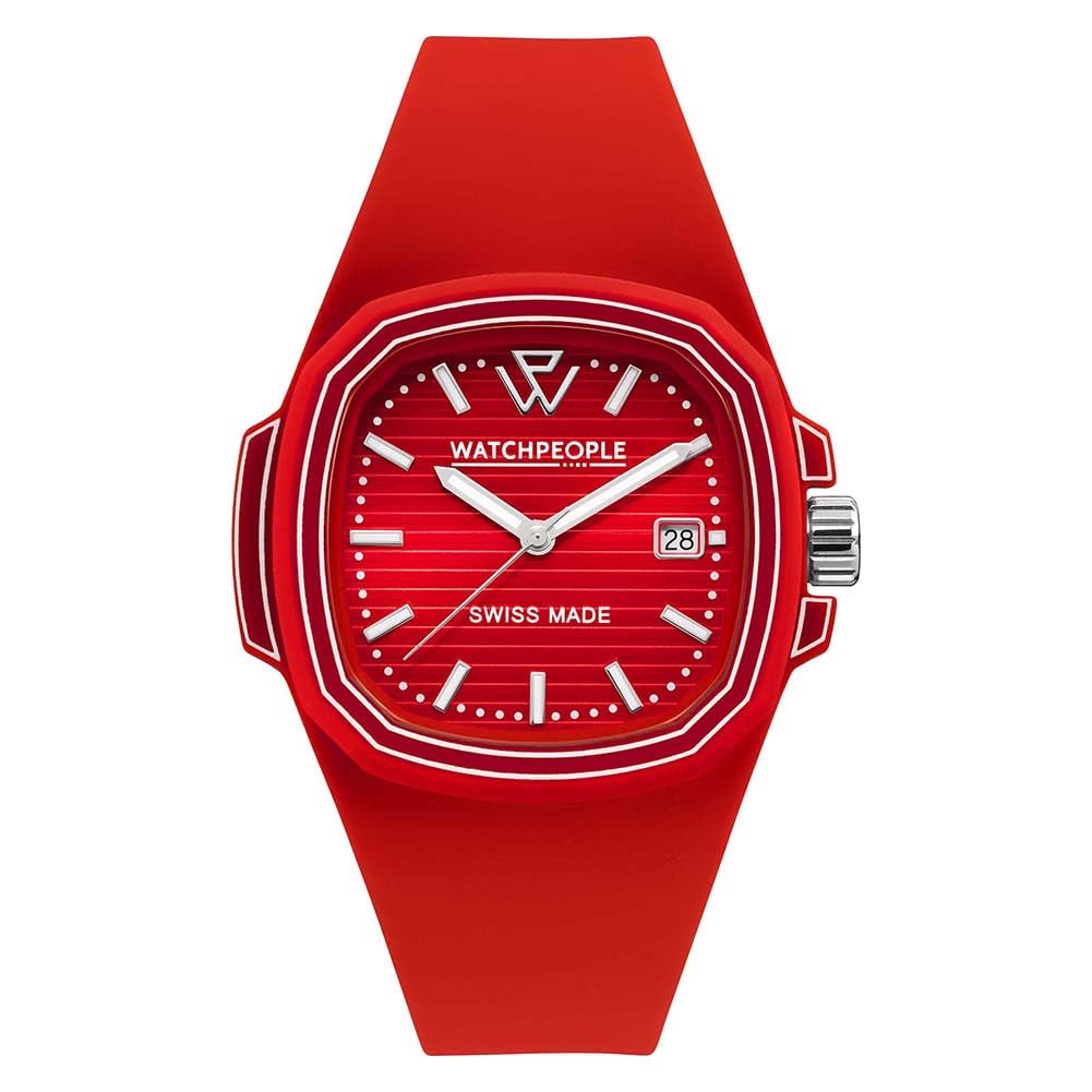 Часы WP4 700342 Royal Red Line Силиконовый ремешок 44 мм Мужские