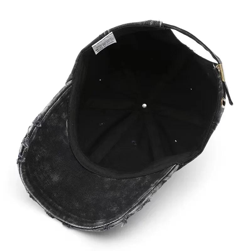 Japanese New Washed Denim Baseball Caps Men Women Snapback Spring Autumn Sports Solid Color Hip Hop Cap Sun Hat