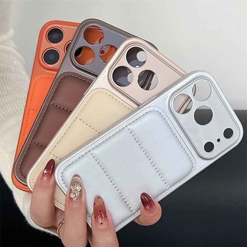 17-in-1 Down Jacket Phone Case for iPhone 14, 15, 16 Pro Max – Ideal for Global Use