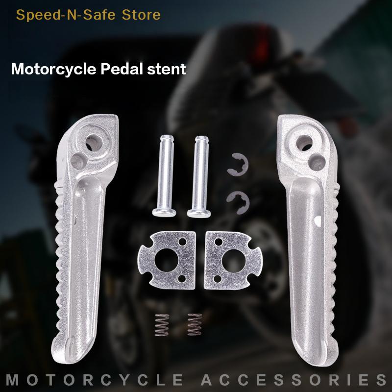 Set Of Rider Footrests For FZ6, FZ1, R6, R3, MT09, MT07, R1, R15, R25, FZ8, YZF600, YZF1000, XJ6 Motorcycle Front Foot Pegs