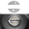 MochiMingle Nissan Universelles Lenkrademblem Kompatibles Lenkradlogo Funkelnd