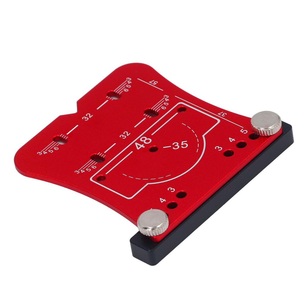35mm Hinge Hole Jig Aluminum Alloy Drilling   Template Woodworking Punching Locator for Cabinet Door