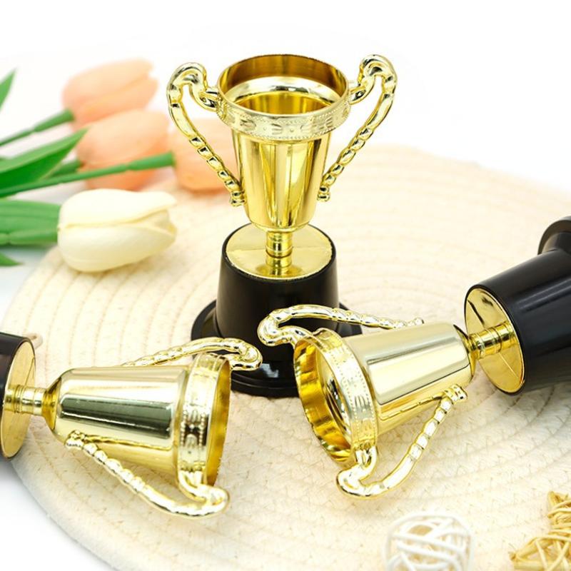 New New 1/3/5Pcs Wheat Ear Golden Medals Trophies Competitions Award Cup Children Trophy Toys Award Trophy Winner Trophies