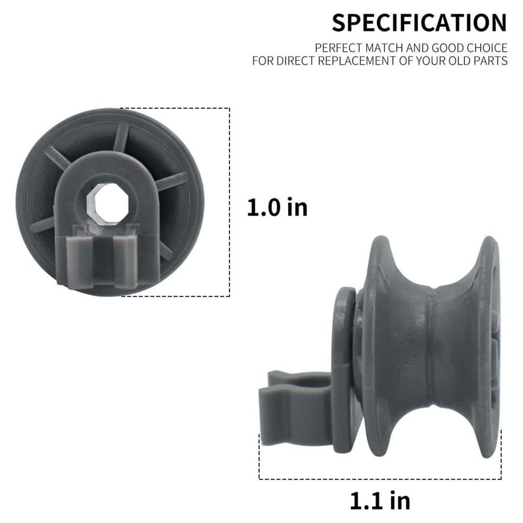 Efficient Dishwasher Wheel Replacements Dishwasher Rollers Home Appliances Part Dishwasher Upper Rollers Plastic Texture