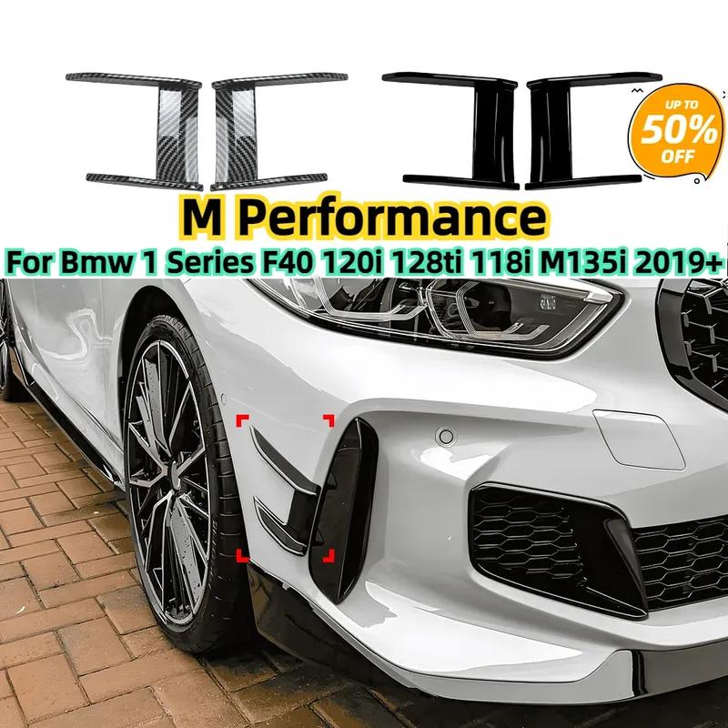 M Performance 1 Para Splittera Bumpera Bocznego Pokrywa ABS Błyszczący Czarny Do Bmw Serii 1 F40 120i 128ti 118i M135i +