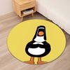 Feathers McGraw Printed Round Rug Carpet Chair Rug Area Rug Entryway Doormats,for Office Chair Living Room Bedroom Kitchen Room.