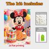 Disney Pearl Art Painting Minnie Mouse Birthday Cake Home Wall Decor Pearl Gemstone Picture Crafts Adult/Beginner Gift Creative Home Decor Unframed