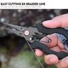 Stainless Steel Luya Pliers Multi-Functional Fish Control Device Anti-Rust Teflon Coating Small Mouth Fishing Pliers Cutting Lin