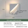 Reading Wall Lamp Led Double Switch 350 Degree Rotation Round Hotel Bedroom Bedside Background Wall Ambient Light