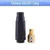 European Style All-Copper Welding Machine Quick Connector Plug DJK10-25 35-50