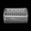 50pcs Tattoo Cartridge Needle Trays Disposable Transparent Tattoo Cartridge Needle Plates