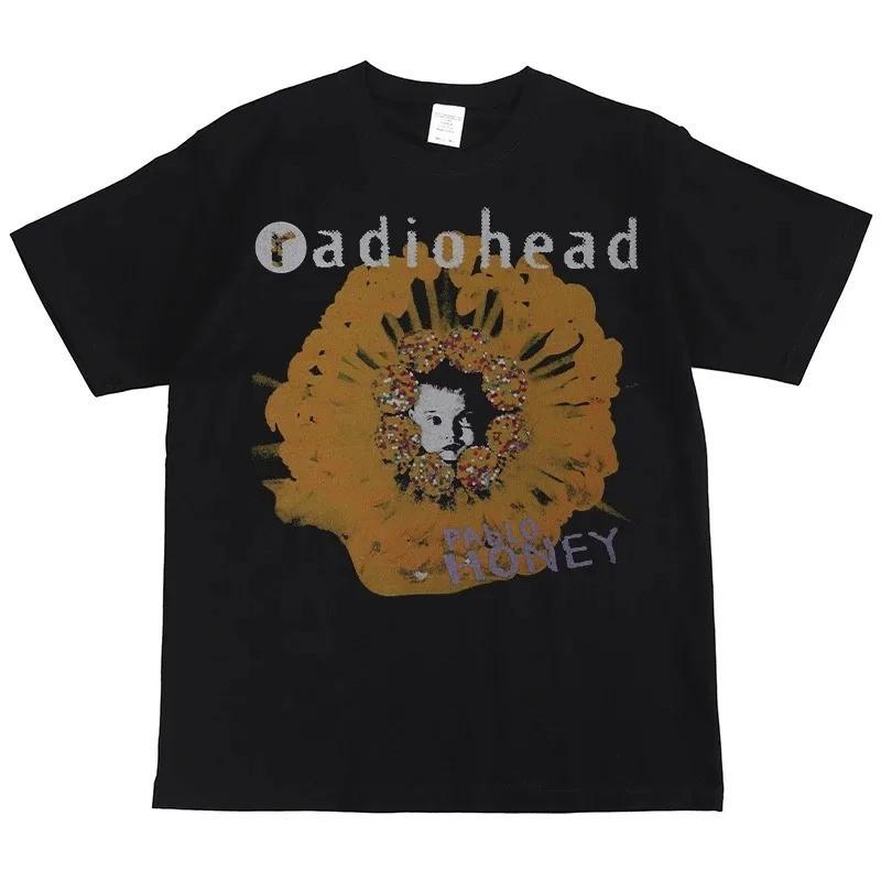 Fashion Women T-Shirt 2026 New Arrival Radiohead Print American Set Hi S