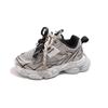 Boys Shoes 2025 New Autumn Breathable Children's Running Sneakers Girls Popular Dad Shoes Older Children's Mesh Shoes