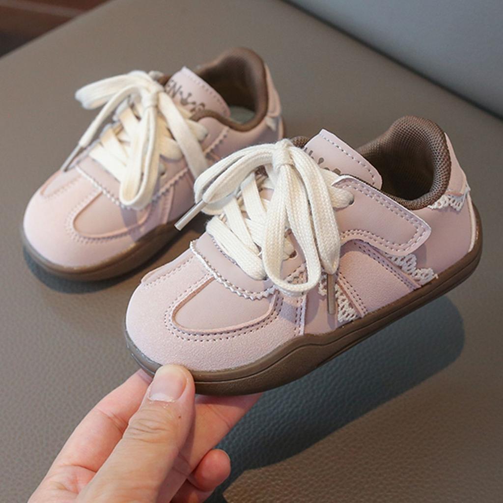 Girls' Board Shoes 2025 Spring and Autumn New Korean Version of Soft-soled Girls' Casual Board Shoes Lightweight and Wear-resistant Children's Shoes