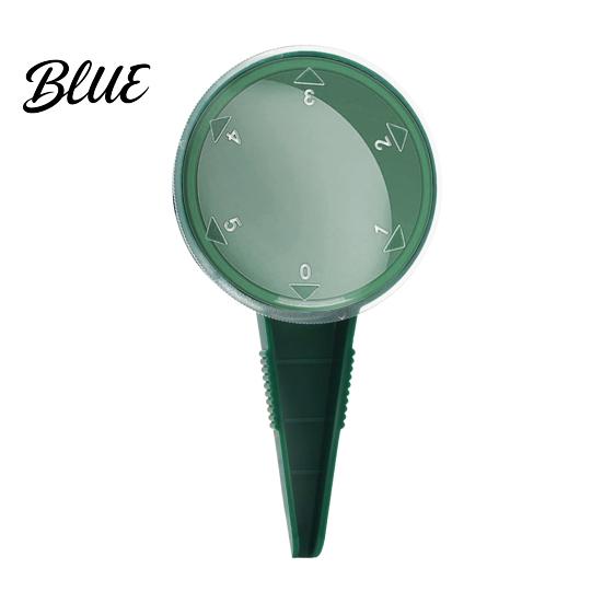Outdoor Soil Digger Seeds Dispenser, Handheld Garden Seeder Sower with 5 Dial Settings, Ergonomic Plastic Planting Hole Puncher Dibber, Plant Labels,