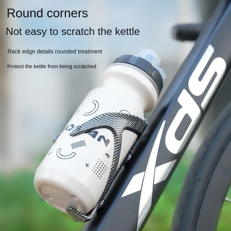 Bike Water Bottle Holder Plastic Carbon Fiber Water Bottle Cage Road Bikes Mountain Bicycle Water Bottl Holder Riding Accessorie