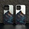Design horské krajiny Pouzdro na telefon pro Samsung Galaxy A06 A16 A55 A35 A15 A56 A36 S25 S24 Ultra S23 FE S22 Plus Matný kryt