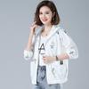 Summer Long-sleeve Sun Protection Print Coat with Breathable
