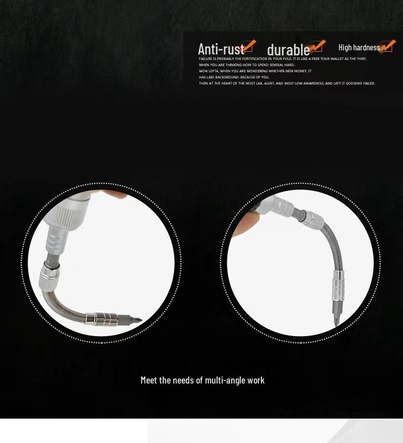 38-in-1 Semi-Automatic Ratchet Screwdriver Set with Phillips, Cross, Triangle & Irregular Bits