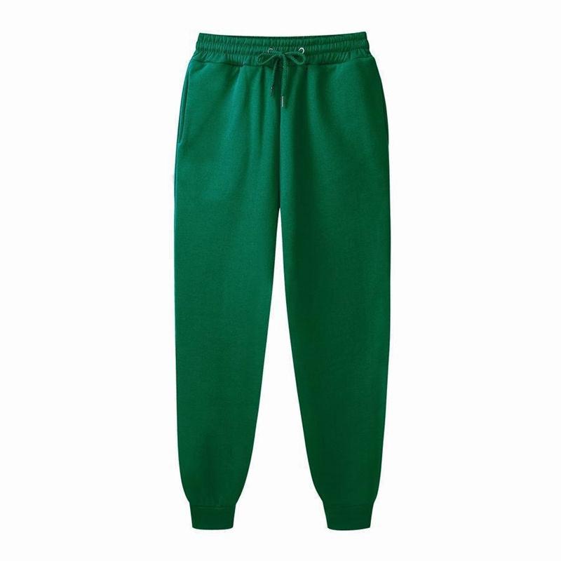 Herrebukser Sportsbukser Fitness Solid Børstet Casual Bukser