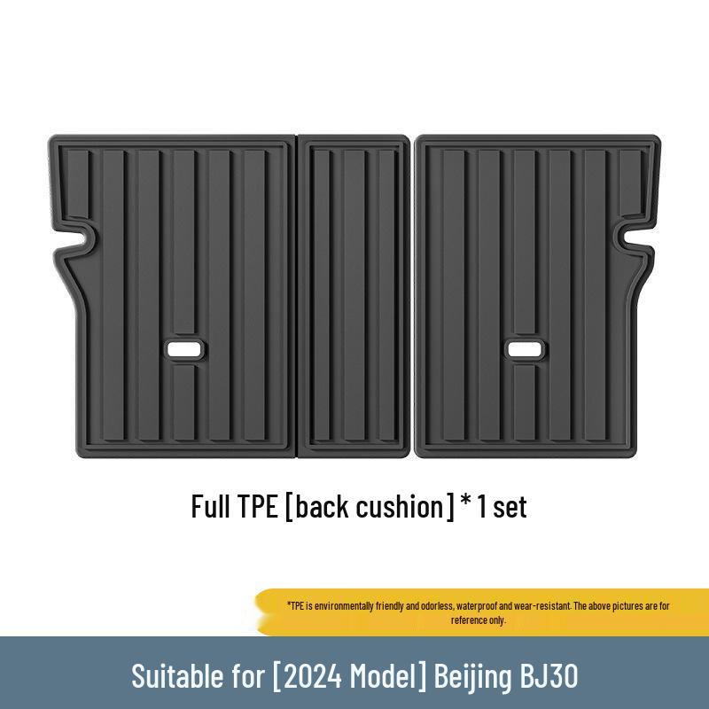 Eco-friendly TPE Floor Mats for 2024 Beijing BJ30: Car, Trunk, and Seat Backrest Mats