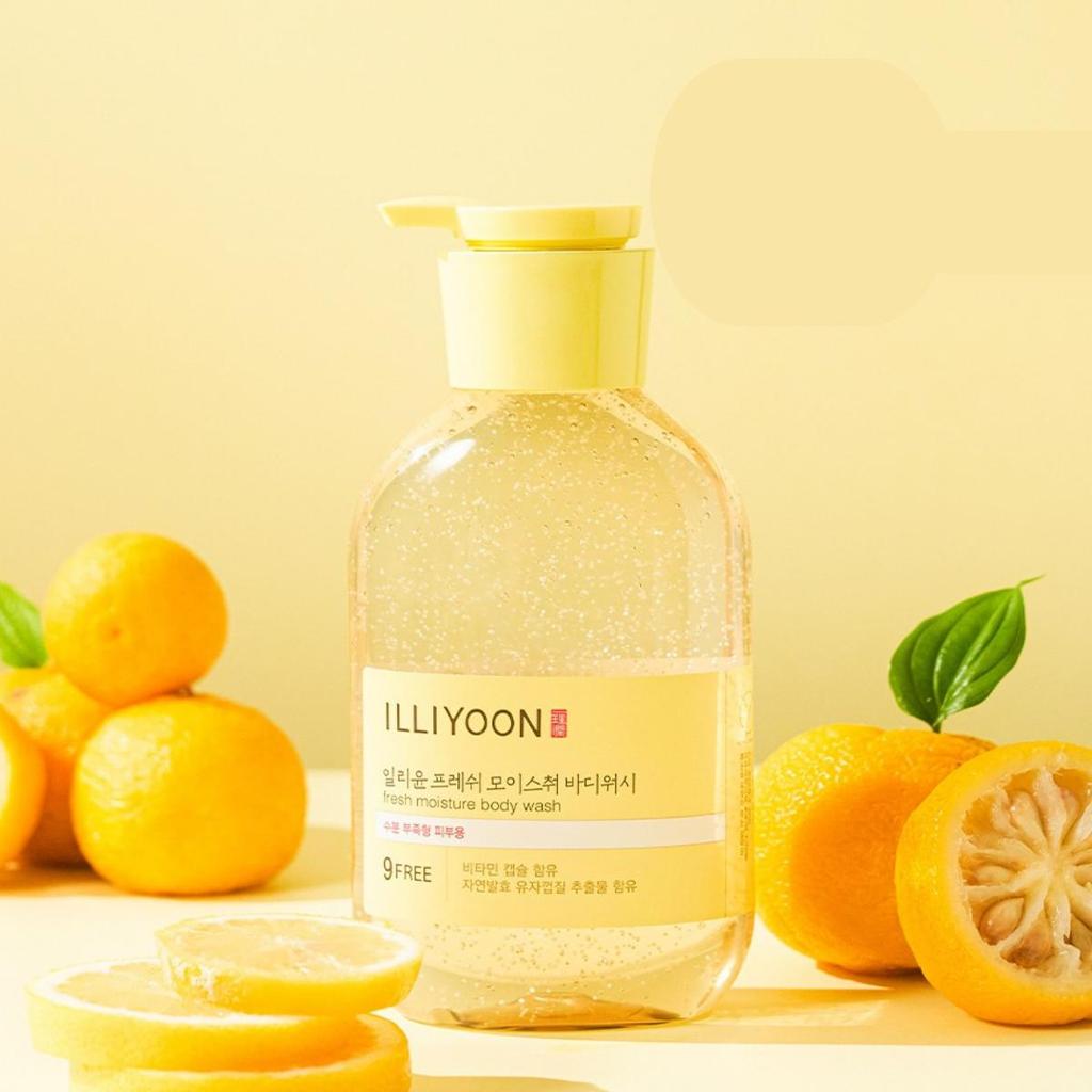 ILLIYOON Fresh Moisture Body Wash Refreshing Cleansing Citrus Extract 500ml