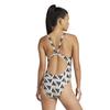 Adidas Womens/Ladies All Over Logo One Piece Swimsuit