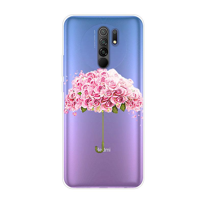 For Coque Redmi 9 Case Transparent Soft TPU silicon Phone Cover For Xiaomi Redmi 9 Case Redmi9 Clear Fundas For Redmi 9 6.53"