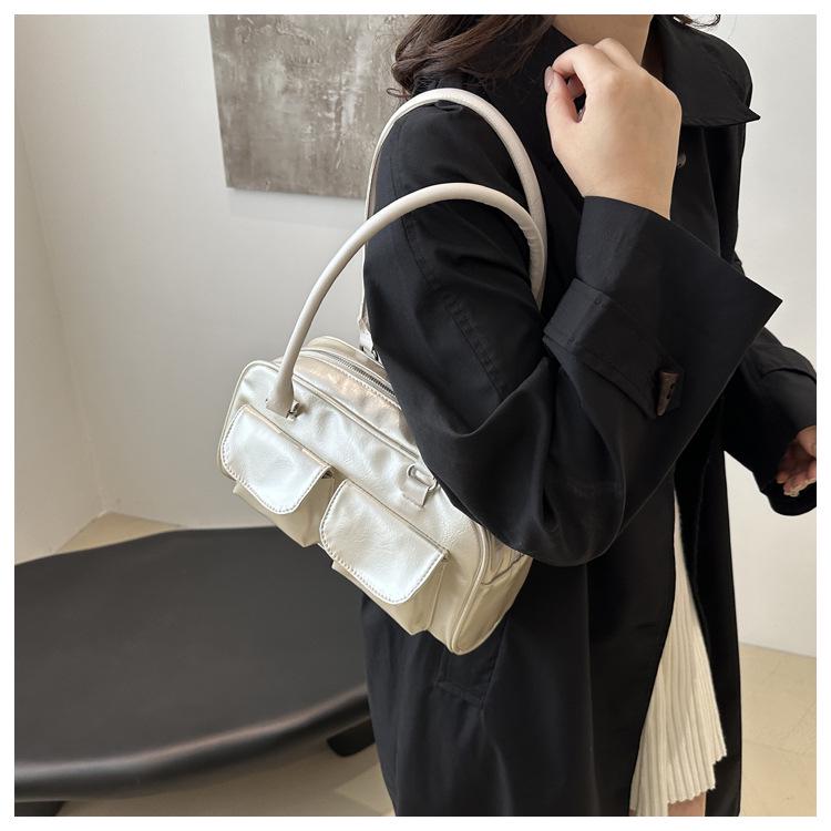 Autumn 2024 Lux Retro Small Square Bag: Chic Handheld & Shoulder Underarm Design