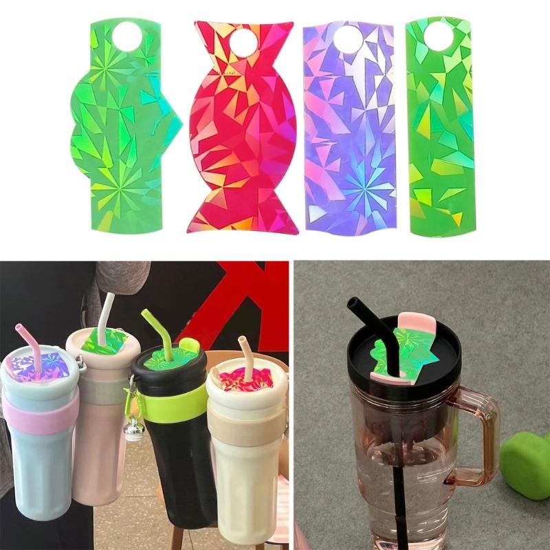 Personalize Your Cup with this Silicone Name Plate Mold DIY Cup Lid Customizations for Tumbler Keychain Molds with Hole