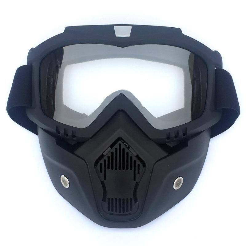 Retro Motorcycle Mask Goggles for Men and Women - Ideal for Off-Road Riding and Skiing