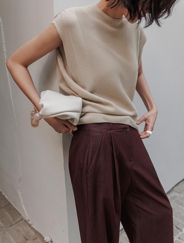 Memua Blon Linen Whole Garment Knit