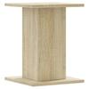 Speaker Stands (2 Pcs) Sonoma Oak Finish 30x30x40 Cm Particleboard
