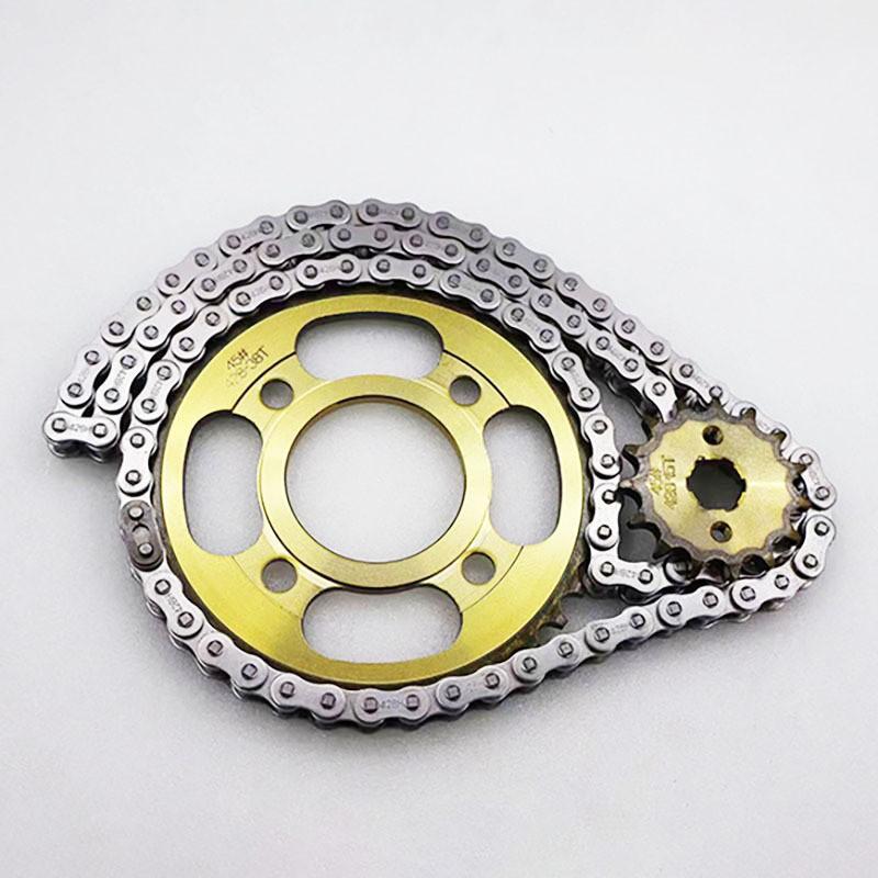 CG125 Motorcycle Chain Sprocket Set 38T Rear 19T Front ZHUJIANG XINGFU Motorbike Replacement Parts